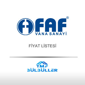 Vana Grubu, FAF vana ürün kataloğu